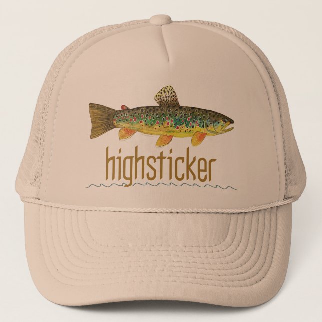 Highsticker - Fly Fishing Trucker Hat (Front)