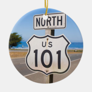 Highway 101 North Ceramic Tree Decoration
