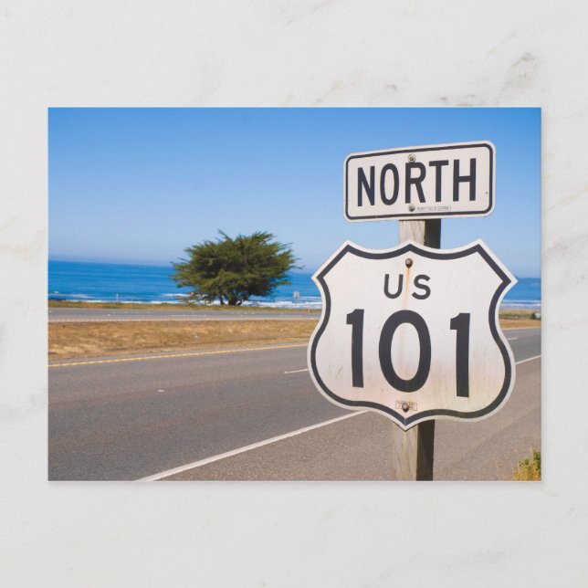 Highway 101 North Postcard (Front)