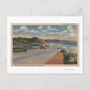 Highway 101 on the Coast of California ViewState Postcard