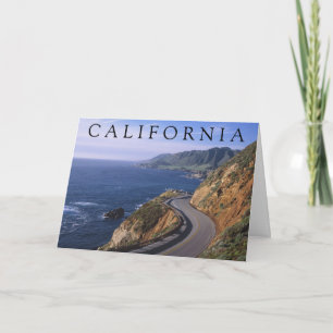 Highway 1   Carmel California   Thank You Card