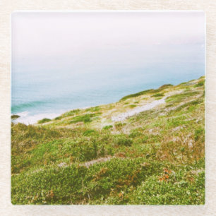 Highway 1 glass coaster