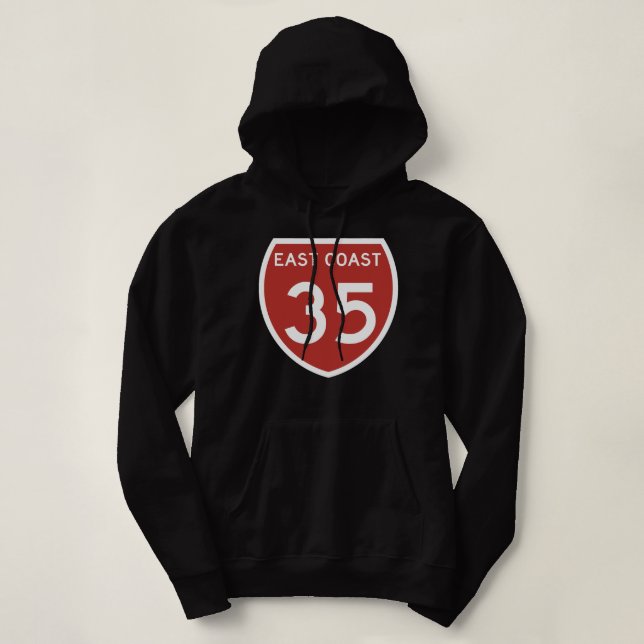 Highway 35, East Coast, New Zealand Classic T Shir Hoodie (Design Front)
