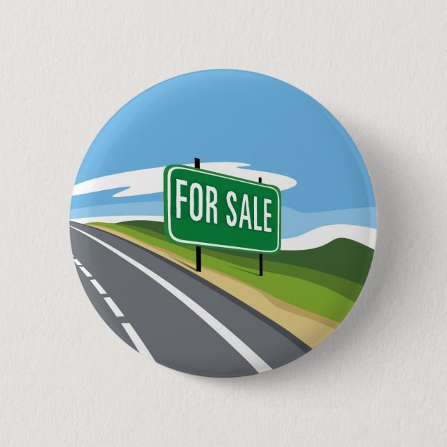 Highway for Sale 6 Cm Round Badge (Front)
