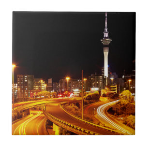 Highway into Auckland Tile