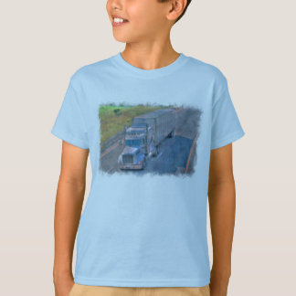 Highway Lorry Freight Truck Driver Gear T-Shirt