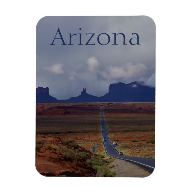 Highway to Monument Valley Arizona Magnet (Vertical)