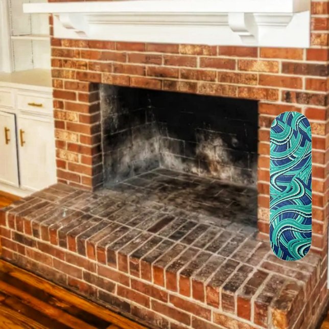 Highways  skateboard (The colorful, Abstract graphics on this skateboard, makes skateboarding more fun!)