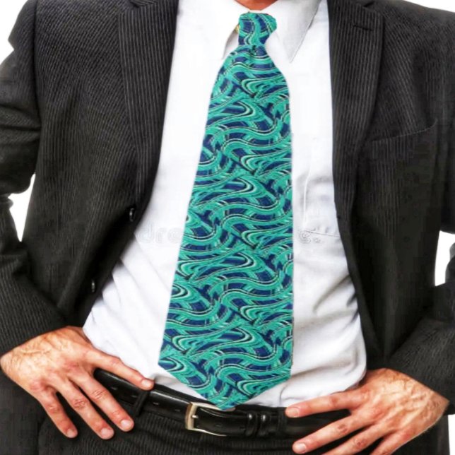Highways  tie (This Highways Neck Tie design, makes a Bold, dramatic, statement!)