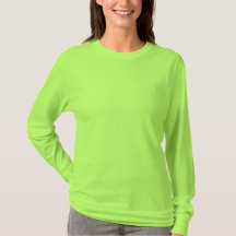 Hijab Life Long Sleeve T-Shirt (Lime Green)