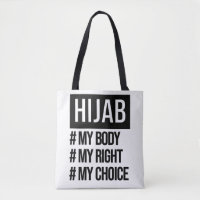 Hijab - my body my choice - feminist motivational
