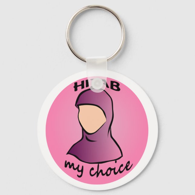 Hijab my choice keyring (Front)