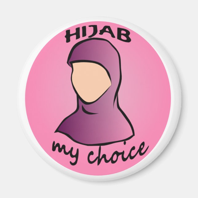 Hijab my choice magnet (Front)