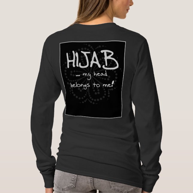 Hijab - my head belongs to me T-Shirt (Back)