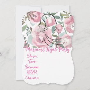 Hijab Party Invitation