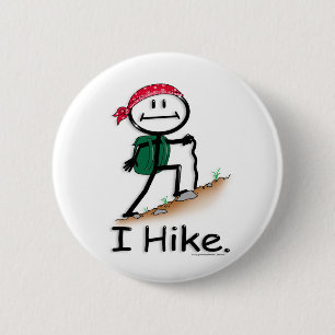 Hike 6 Cm Round Badge