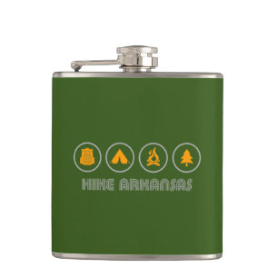Hike Arkansas Hip Flask