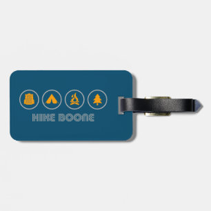 Hike Boone North Carolina Luggage Tag