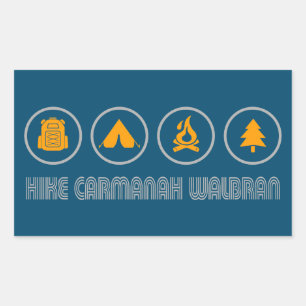 Hike Carmanah Walbran Provincial Park Rectangular Sticker