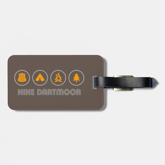 Hike Dartmoor National Park Luggage Tag (Back Horizontal)