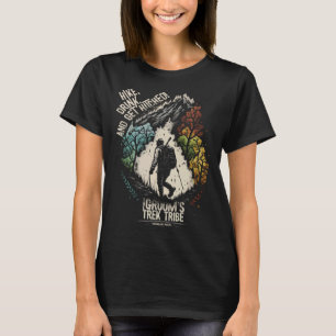 Hike Drink And Get Hitched 22 Bachelor Party Hikin T-Shirt