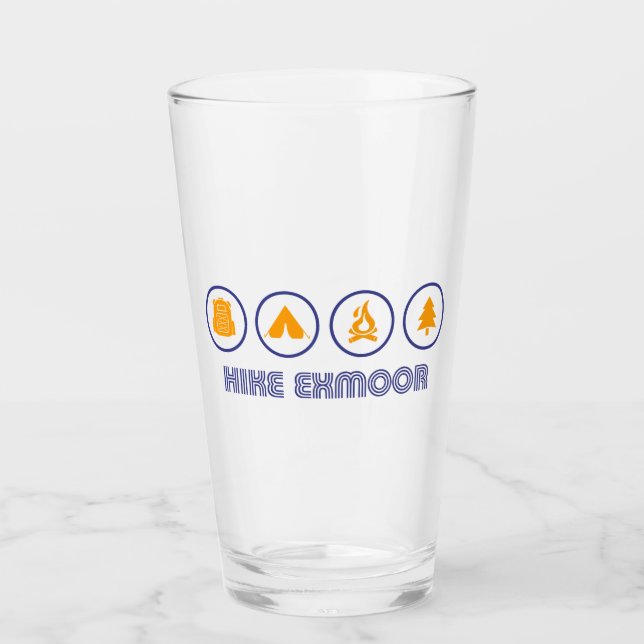 Hike Exmoor National Park Glass (Front)