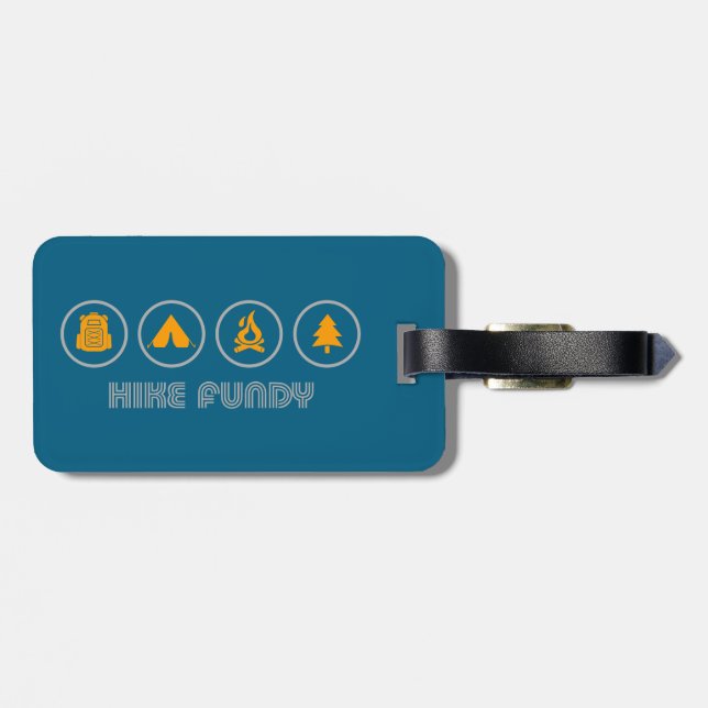 Hike Fundy National Park Luggage Tag (Back Horizontal)