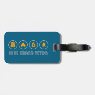 Hike Grand Teton National Park Luggage Tag