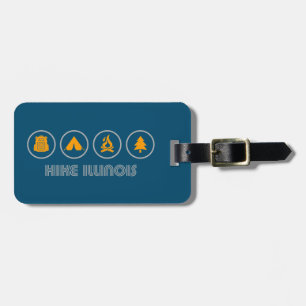 Hike Illinois Luggage Tag