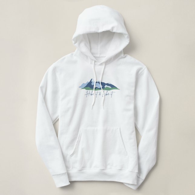 Hike it & Like it Women's Hoodie (Design Front)