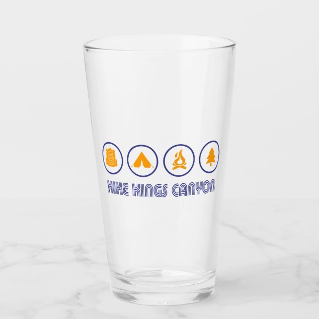 Hike Kings Canyon National Park Glass (Front)