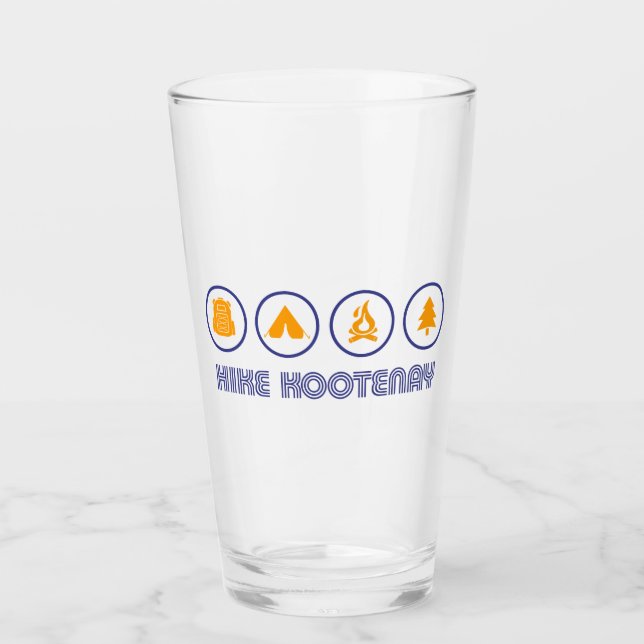 Hike Kootenay National Park Glass (Front)