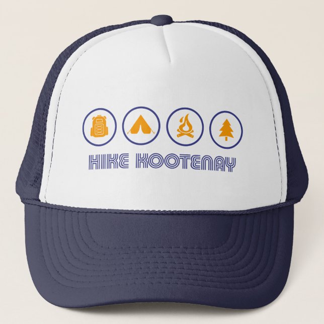 Hike Kootenay National Park Trucker Hat (Front)