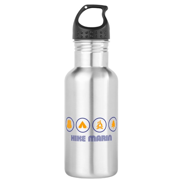Hike Marin California 532 Ml Water Bottle (Front)