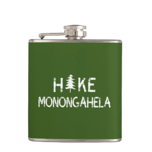 Hike Monongahela West Virginia Tree Hip Flask