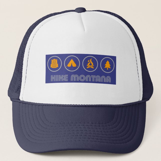 Hike Montana Trucker Hat (Front)