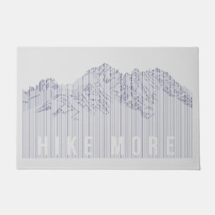 Hike More Mountains Doormat