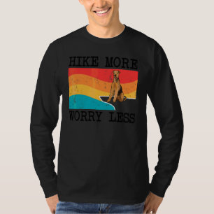 Hike More Worry Less Airedale Terrier Graphic Hiki T-Shirt