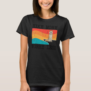 Hike More Worry Less Akita Graphic Hiking T-Shirt