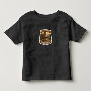 Hike More Worry Less Bigfoot Camping Toddler T-Shirt