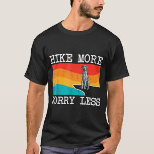 Hike more worry less blue merle dane graphic T-Shirt
