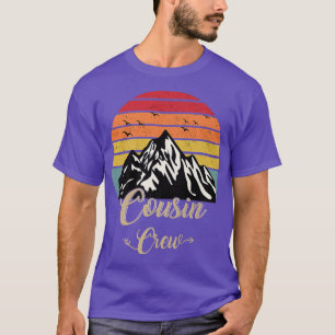 Hike More Worry Less Cousins Crew Go Eploring Retr T-Shirt