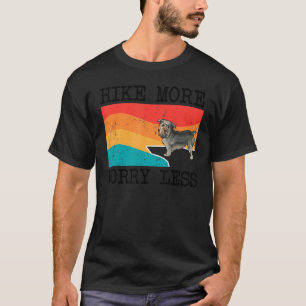 Hike More Worry Less Glen of Imaal Terrier Graphic T-Shirt