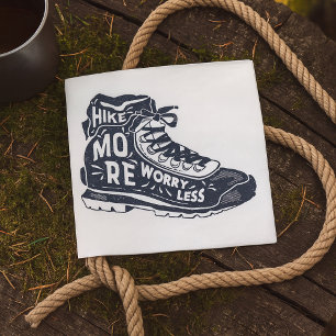 Hike More Worry Less Napkin