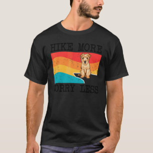 Hike More Worry Less Norfolk Terrier Graphic Hikin T-Shirt