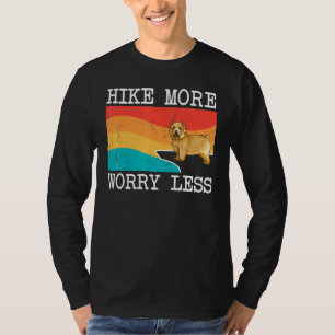 Hike More Worry Less Norwich Terrier Graphic Hikin T-Shirt