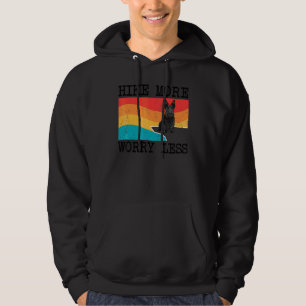 Hike More Worry Less Scottish Terrier Graphic Hiki Hoodie