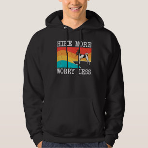 Hike More Worry Less Toy Fox Terrier Graphic Hikin Hoodie