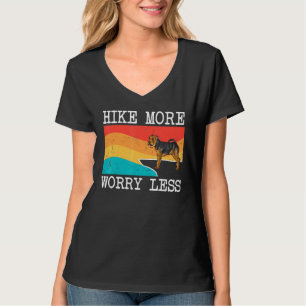 Hike More Worry Less Welsh Terrier Graphic Hiking T-Shirt