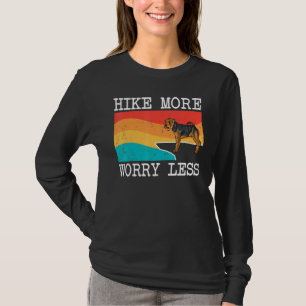 Hike More Worry Less Welsh Terrier Graphic Hiking T-Shirt